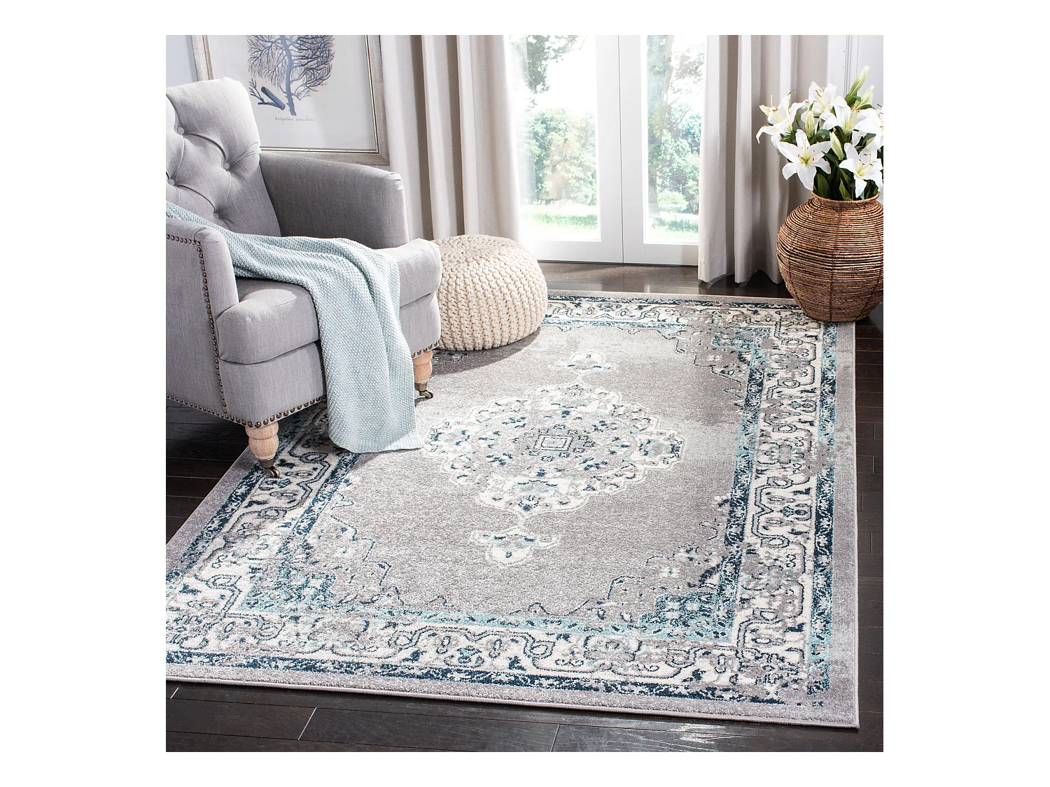 Tapis Gris/Neutre 160 X 231 cm - Matias