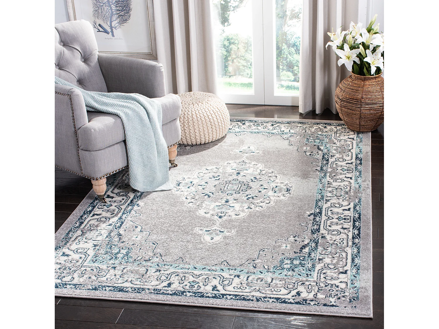 Tapis Gris/Neutre 160 X 231 cm - Matias