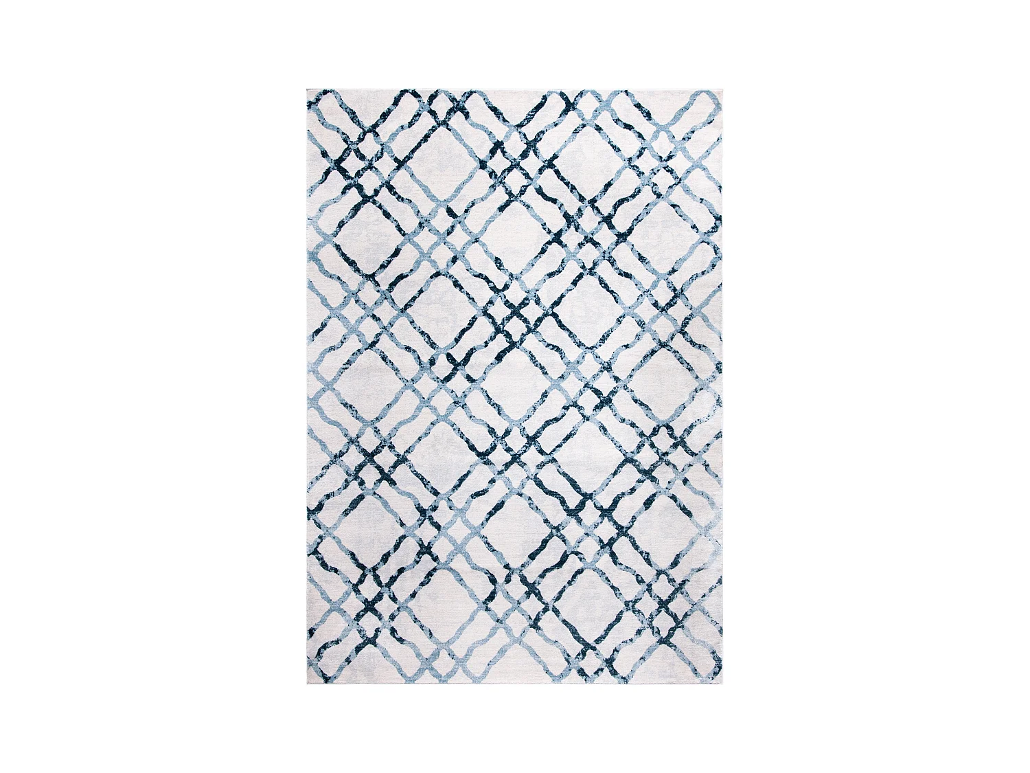 Tapis Neutre/Bleu 160 X 231 cm - Sylvia