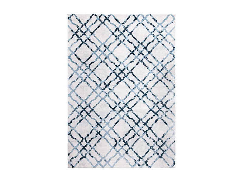 Tapis Neutre/Bleu 160 X 231 cm - Sylvia