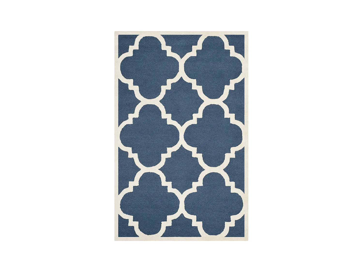 Tapis Bleu Marine/Neutre 152 X 244 cm - Lenora