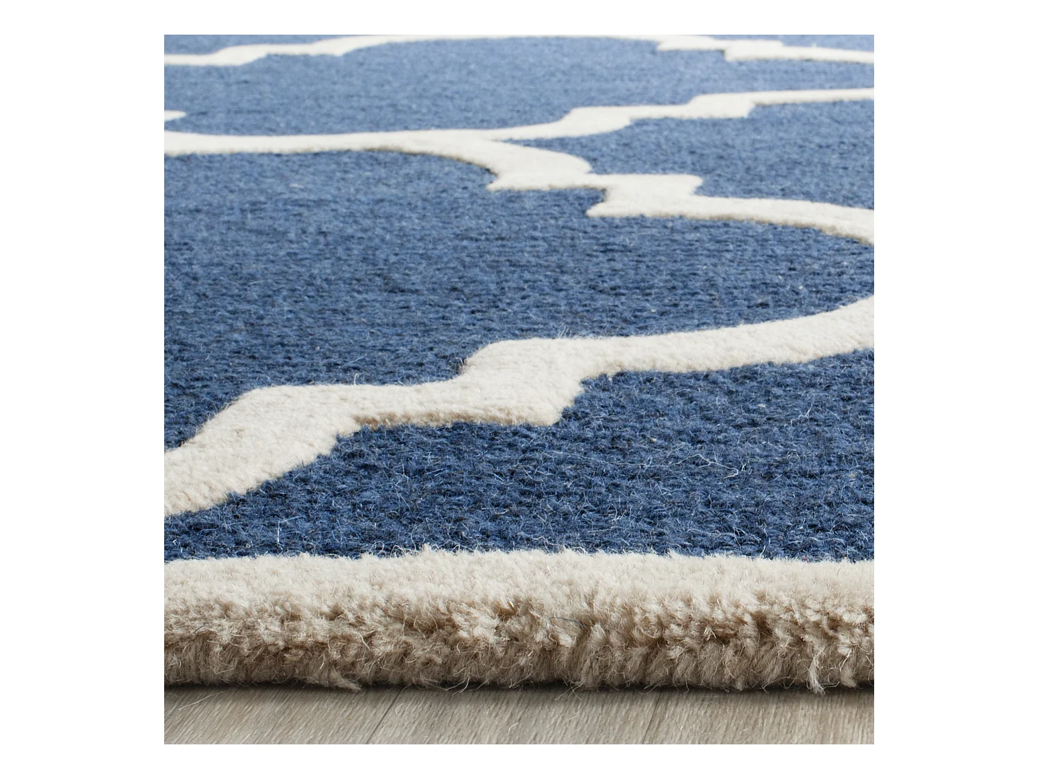 Tapis Bleu Marine/Neutre 152 X 244 cm - Lenora