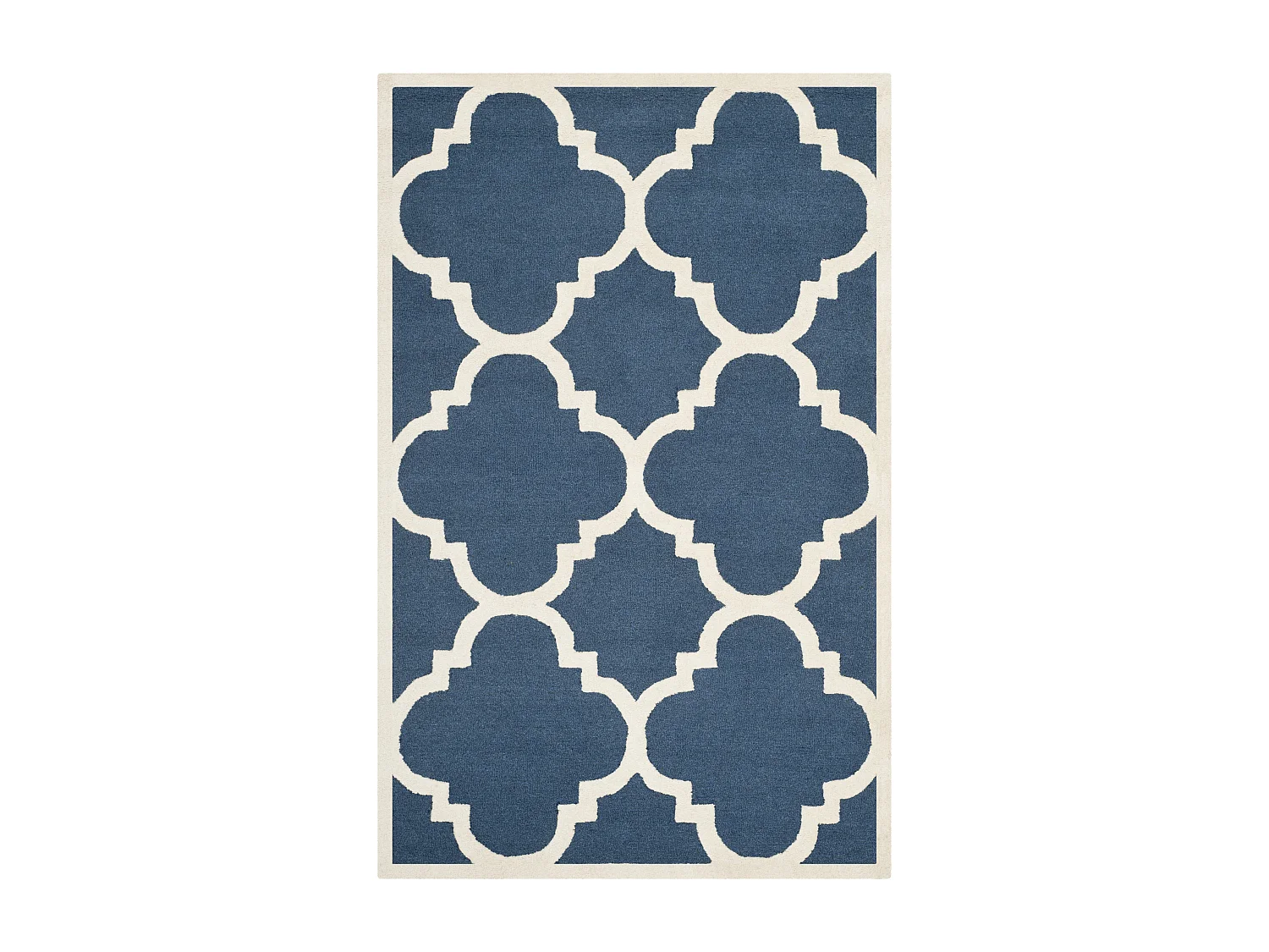 Tapis Bleu Marine/Neutre 152 X 244 cm - Lenora