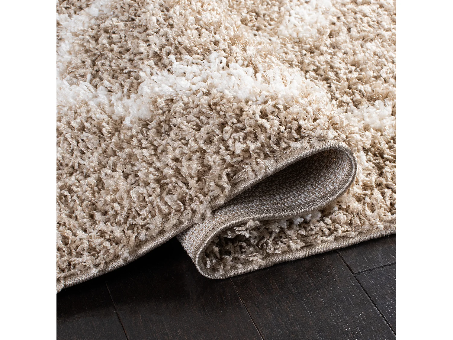 Tapis Rouge/Neutre 91 X 152 cm - Aldo