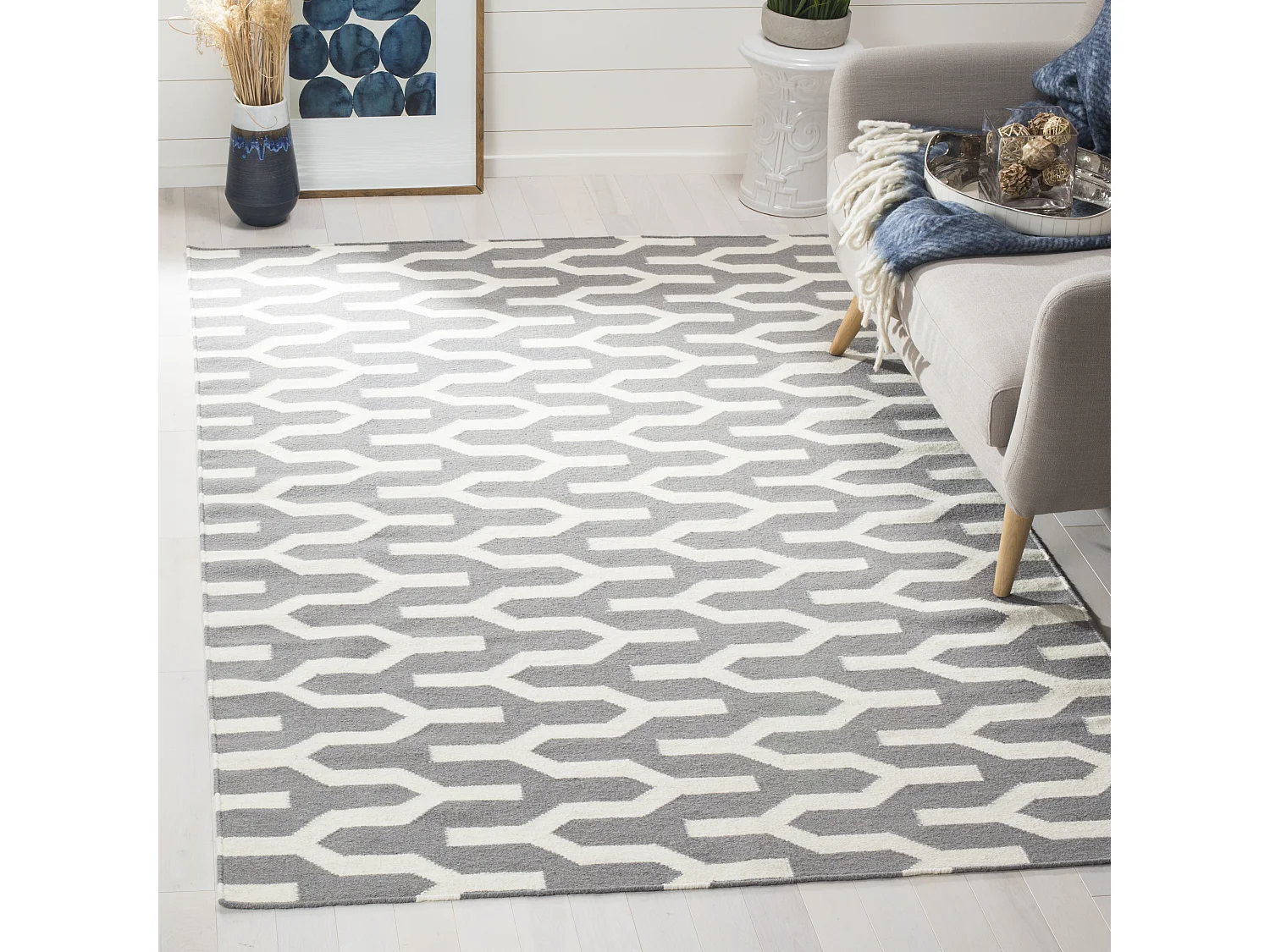 Tapis Gris/Neutre 152 X 244 cm - Karina