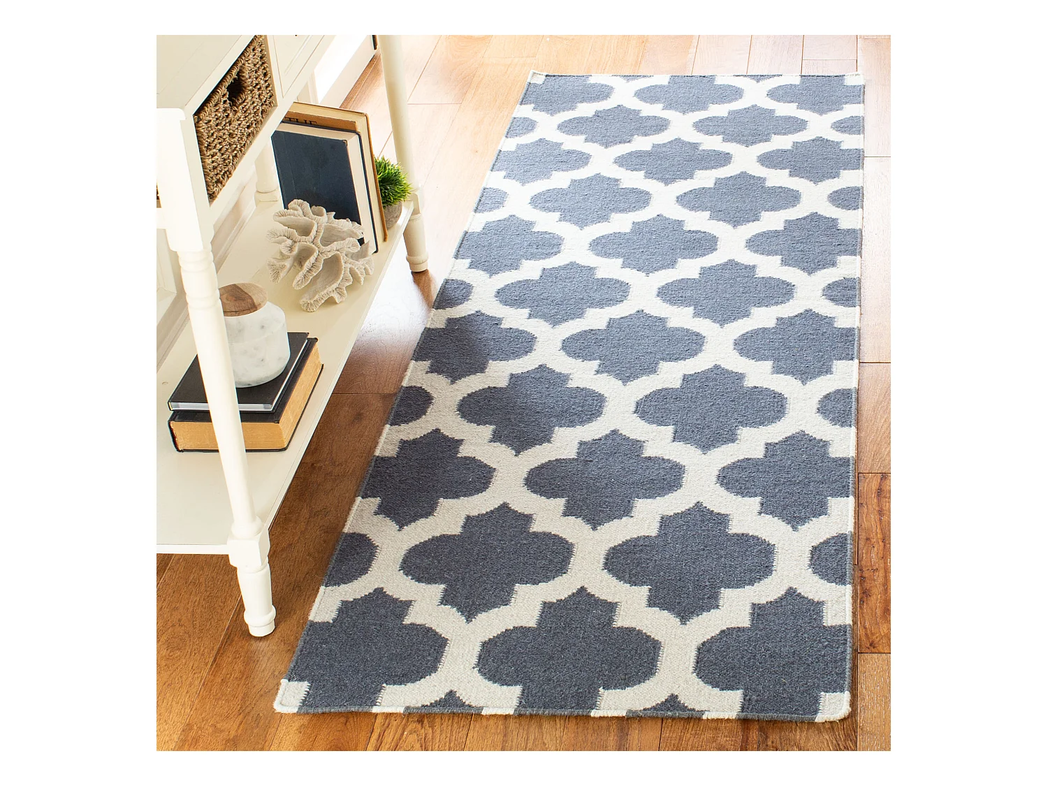 Tapis Bleu/Neutre 76 X 213 cm - Soraya