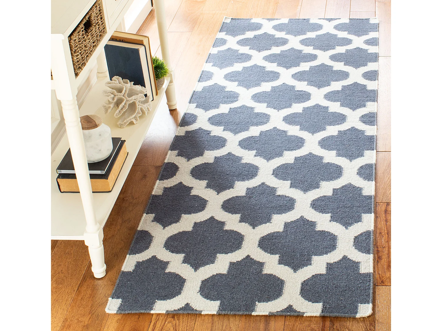 Tapis Bleu/Neutre 76 X 213 cm - Soraya