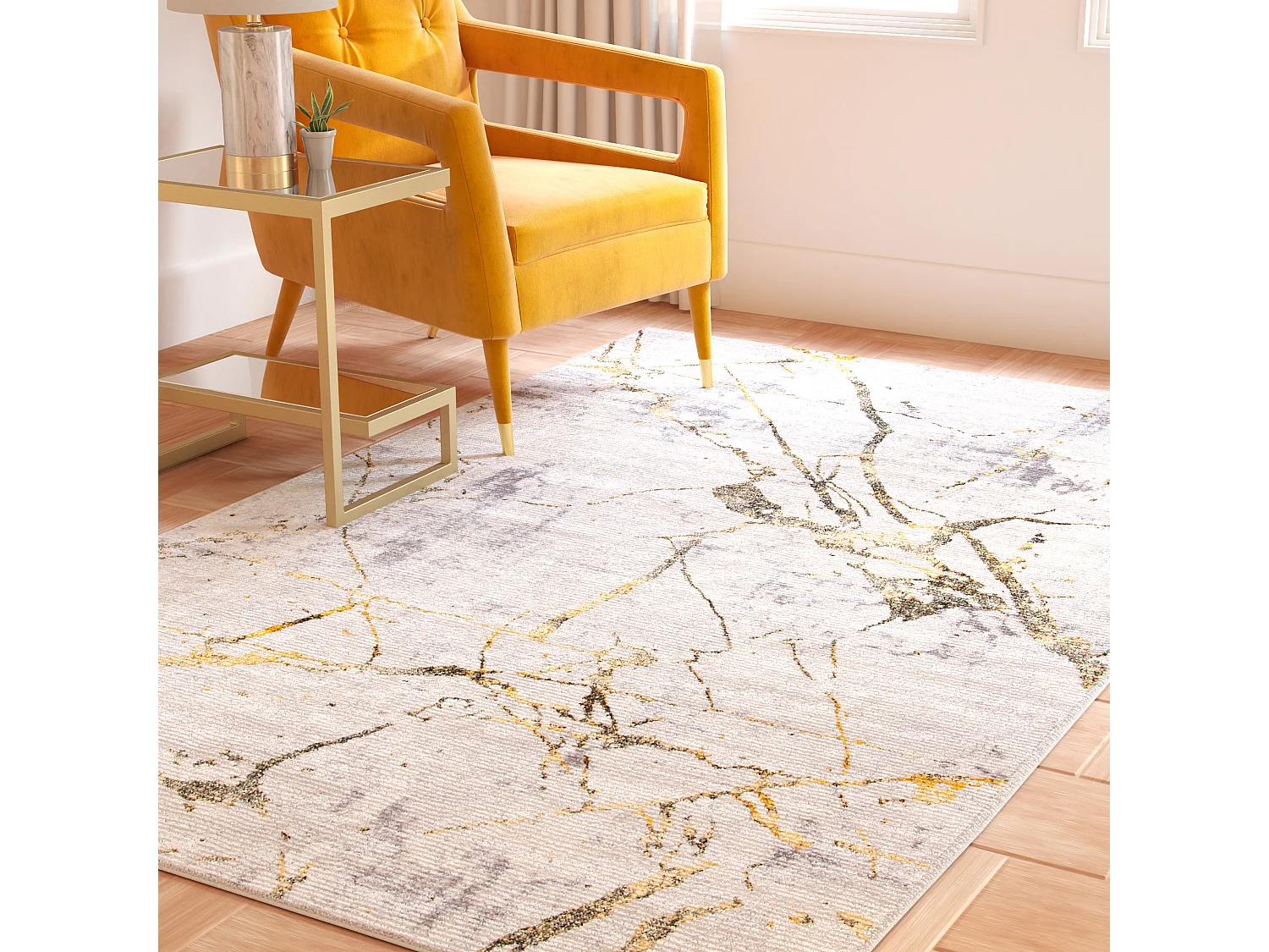 Tapis Gris 91 X 152 cm - Fietje