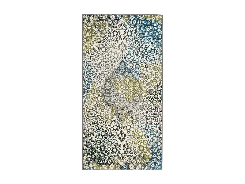 Tapis Neutre/Bleu 79 X 152 cm - Trinity