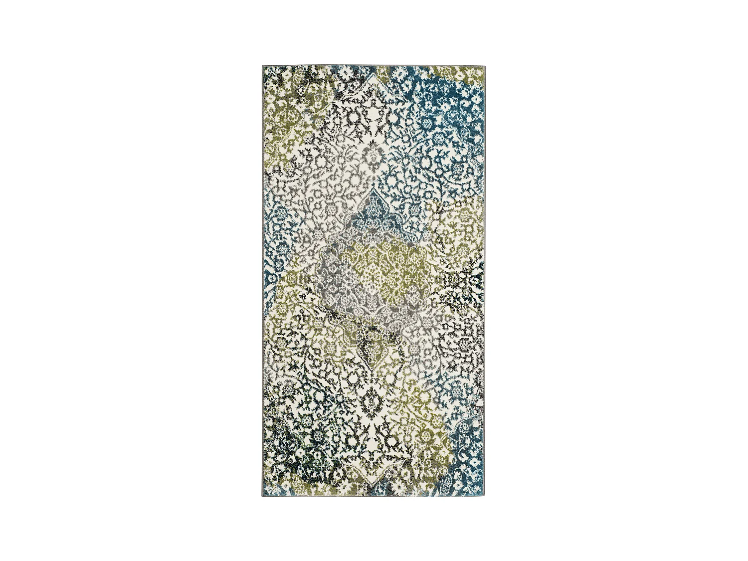 Tapis Neutre/Bleu 79 X 152 cm - Trinity