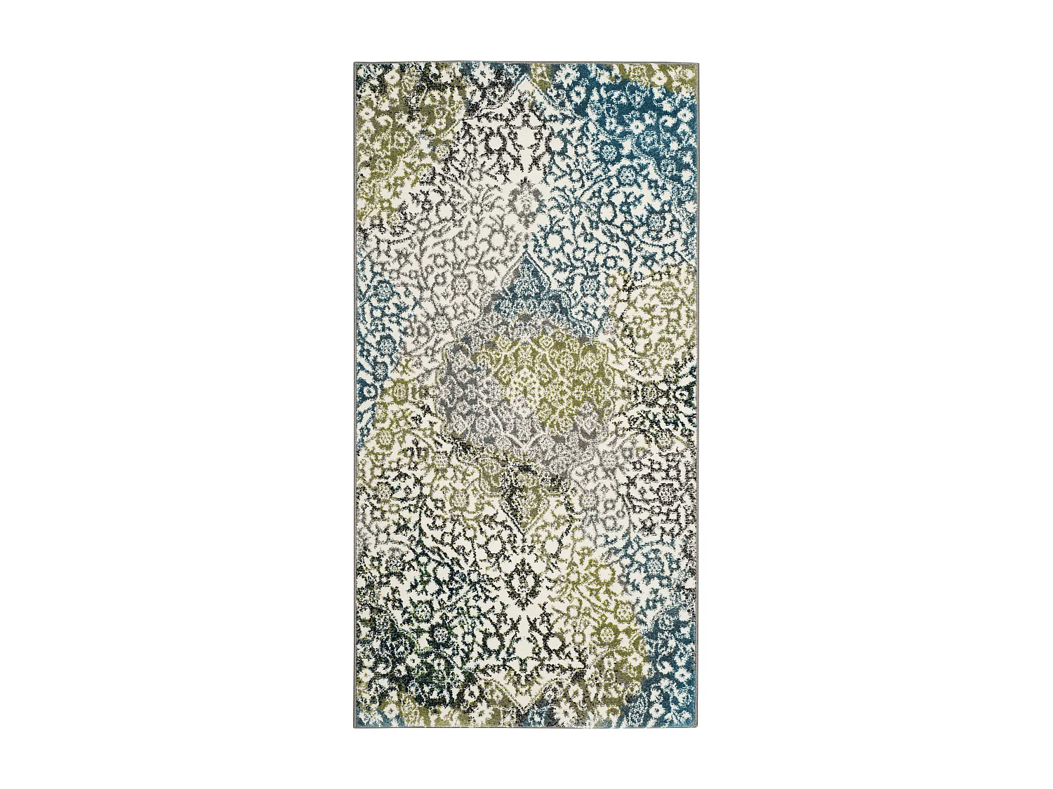Tapis Neutre/Bleu 79 X 152 cm - Trinity