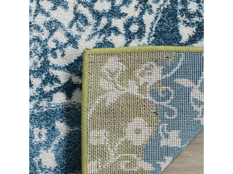 Tapis Neutre/Bleu 79 X 152 cm - Trinity