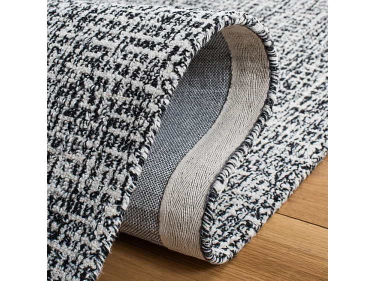 Tapis Noir/Ivoire 91 X 152 cm - Damaris