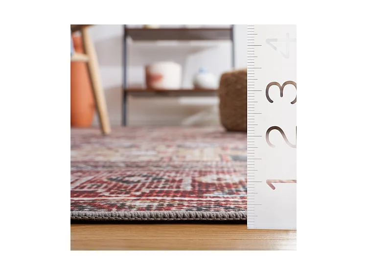 Tapis Bleu marine/rouille 244 X 305 cm - Minna