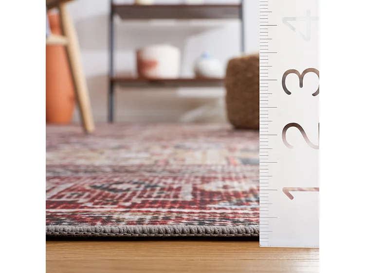 Tapis Bleu marine/rouille 244 X 305 cm - Minna