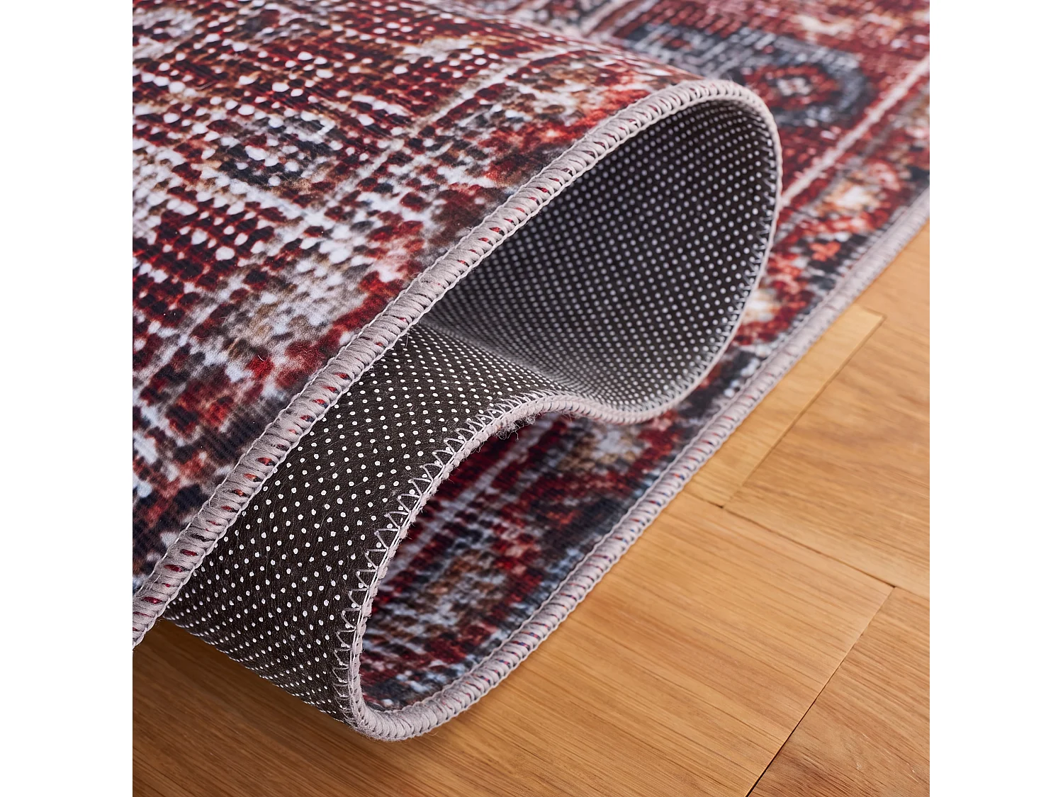 Tapis Bleu marine/rouille 244 X 305 cm - Minna