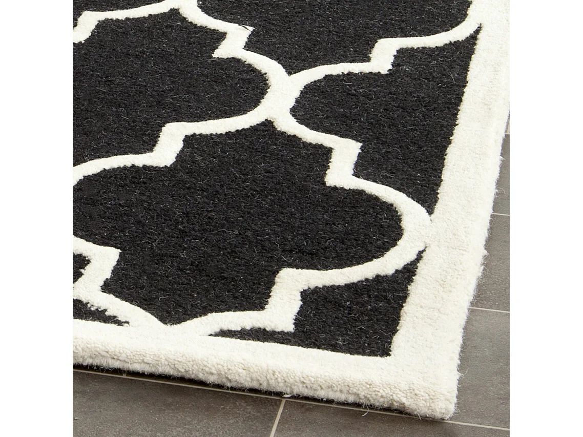 Tapis Noir/Neutre 244 X 305 cm - Sky