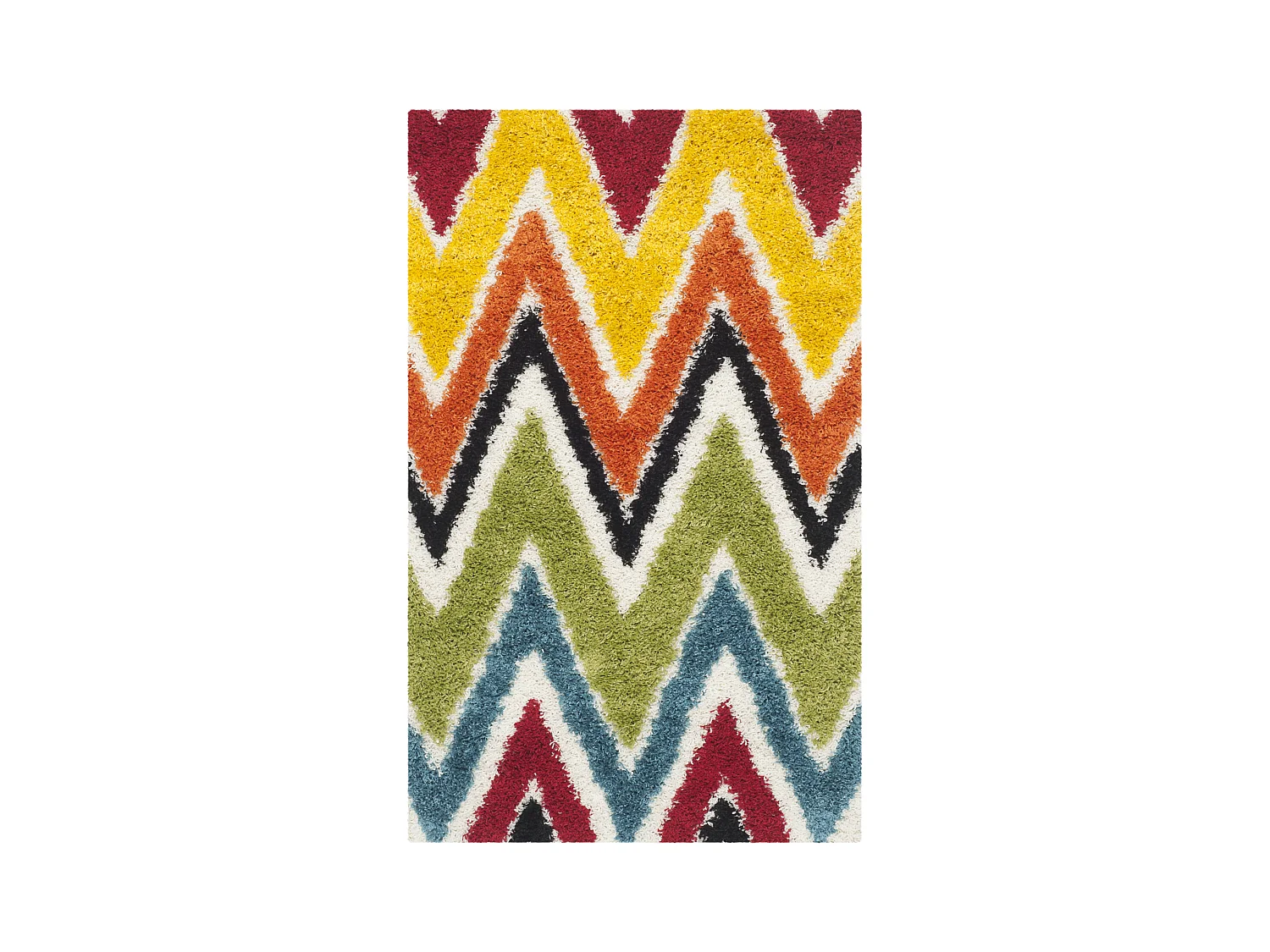 Tapis Neutre/Multicolore 122 X 183 cm - Emory