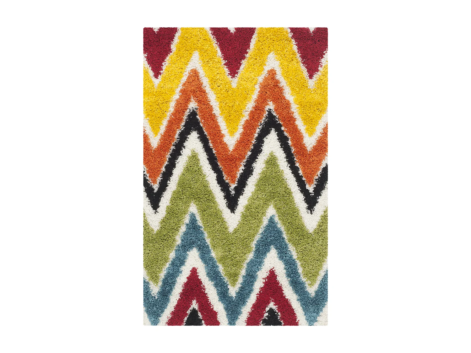 Tapis Neutre/Multicolore 122 X 183 cm - Emory