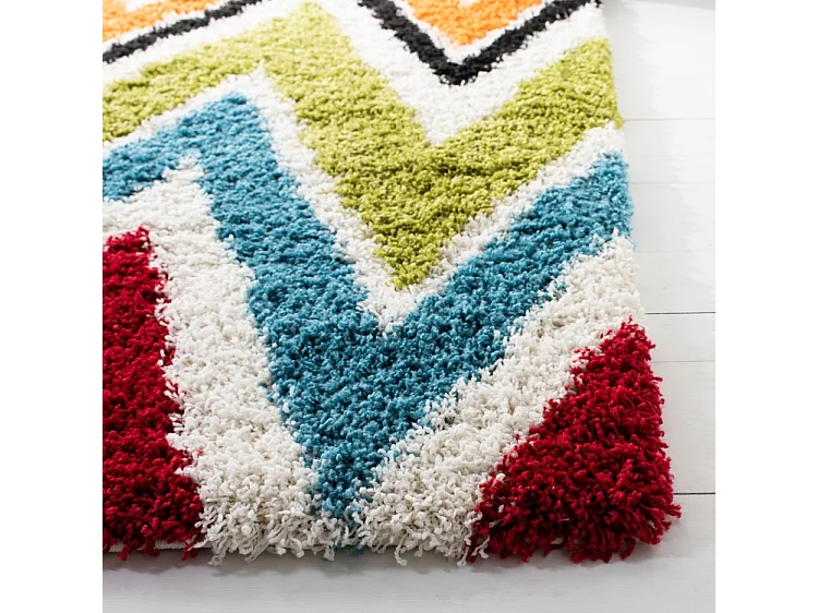 Tapis Neutre/Multicolore 122 X 183 cm - Emory