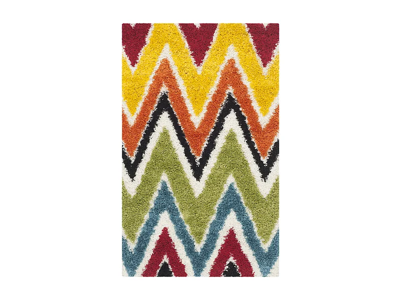 Tapis Neutre/Multicolore 122 X 183 cm - Emory