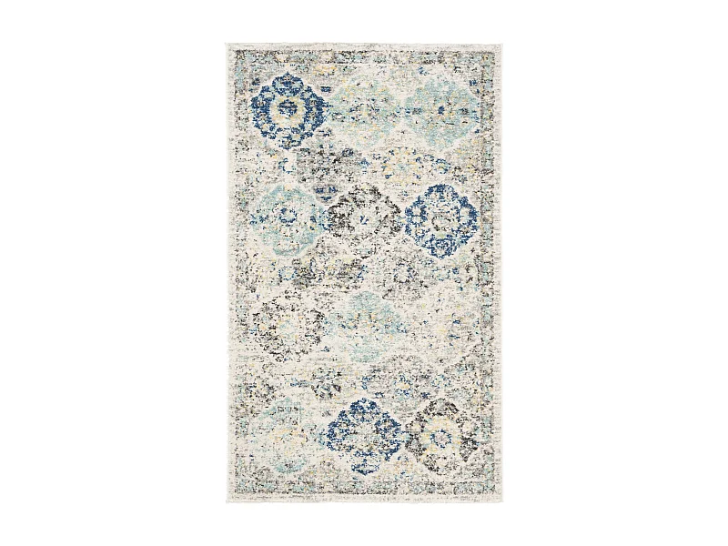 Tapis Neutre/Bleu 122 X 183 cm - Mopani