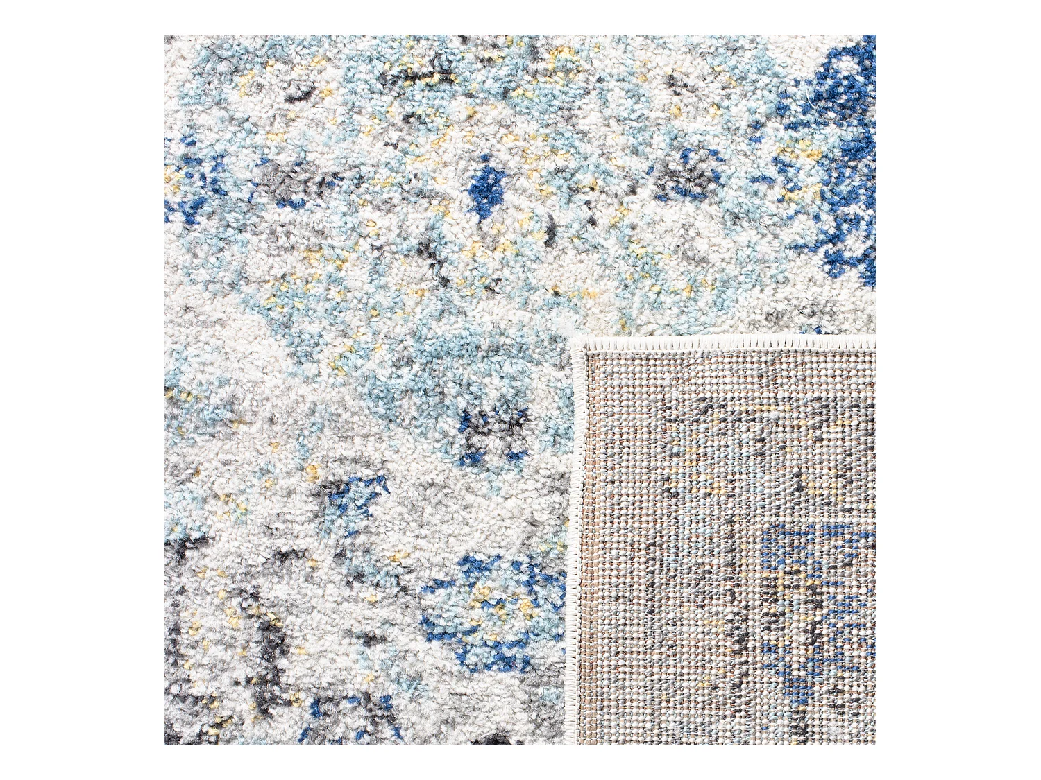 Tapis Neutre/Bleu 122 X 183 cm - Mopani