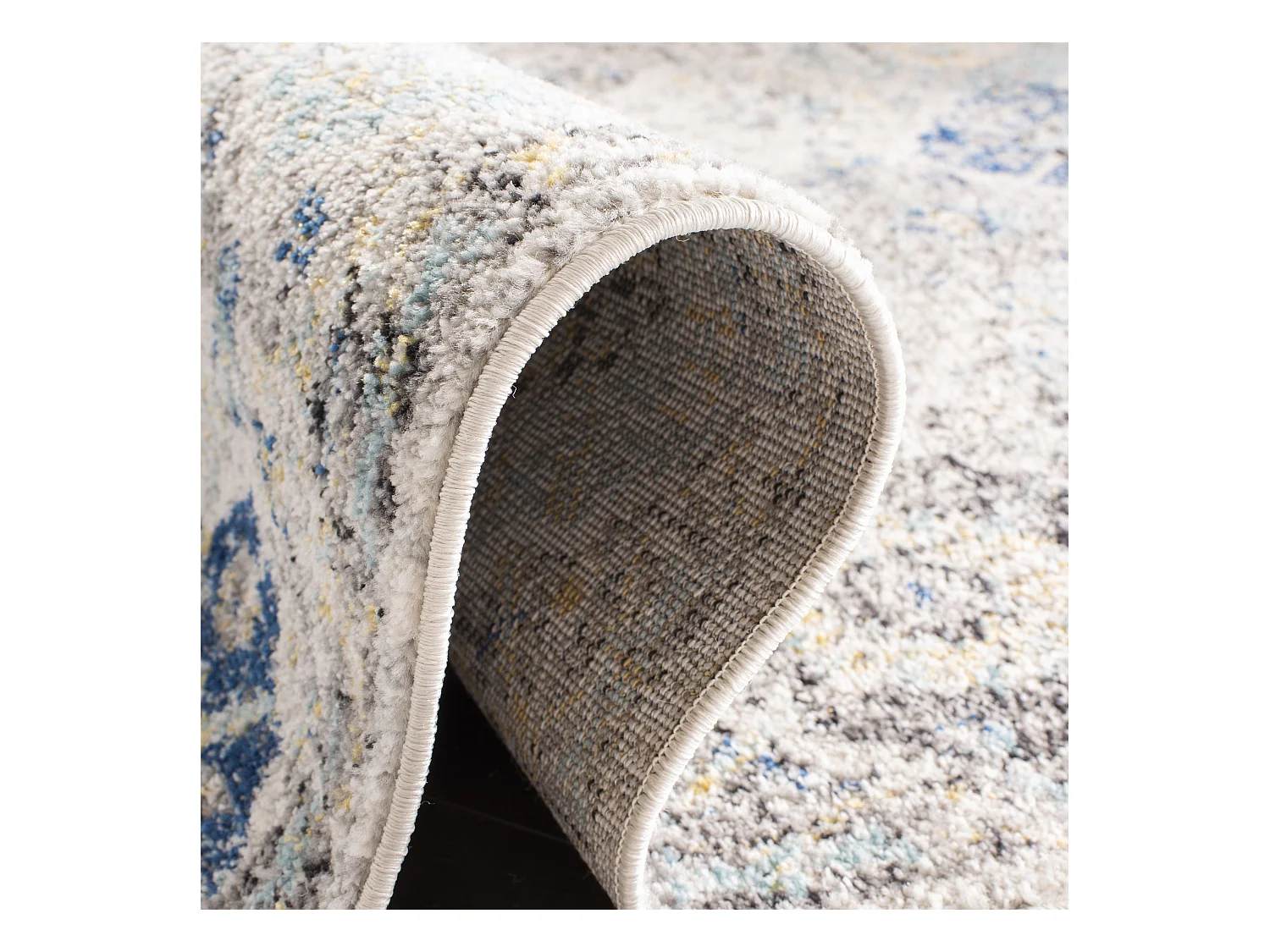 Tapis Neutre/Bleu 122 X 183 cm - Mopani