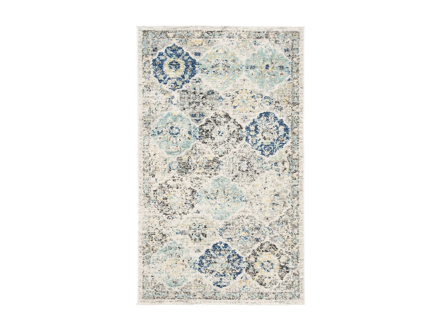 Tapis Neutre/Bleu 122 X 183 cm - Mopani