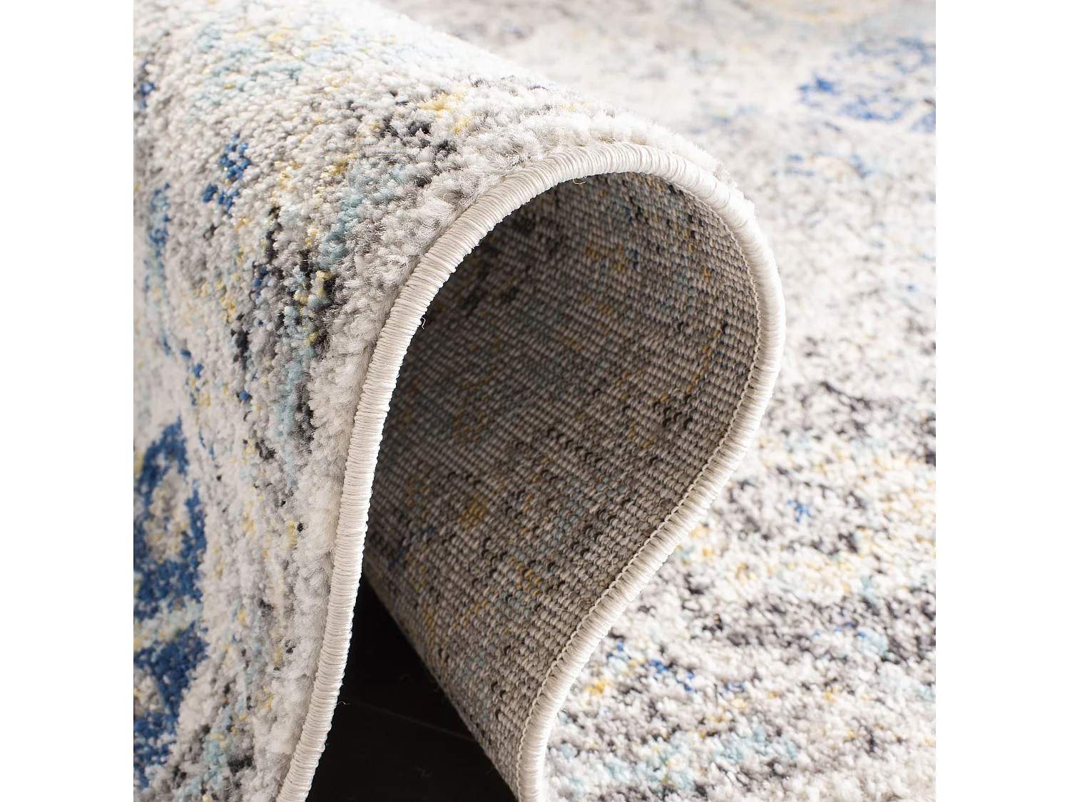 Tapis Neutre/Bleu 122 X 183 cm - Mopani