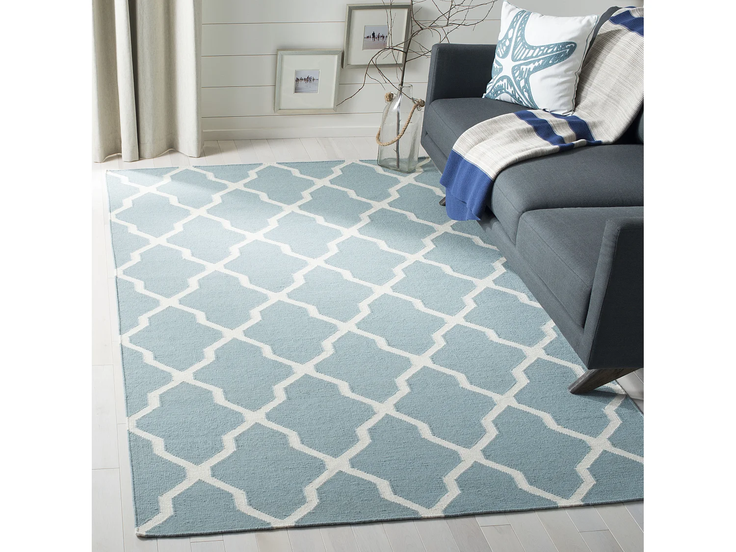 Tapis Bleu/Neutre 183 X 274 cm - Rolland