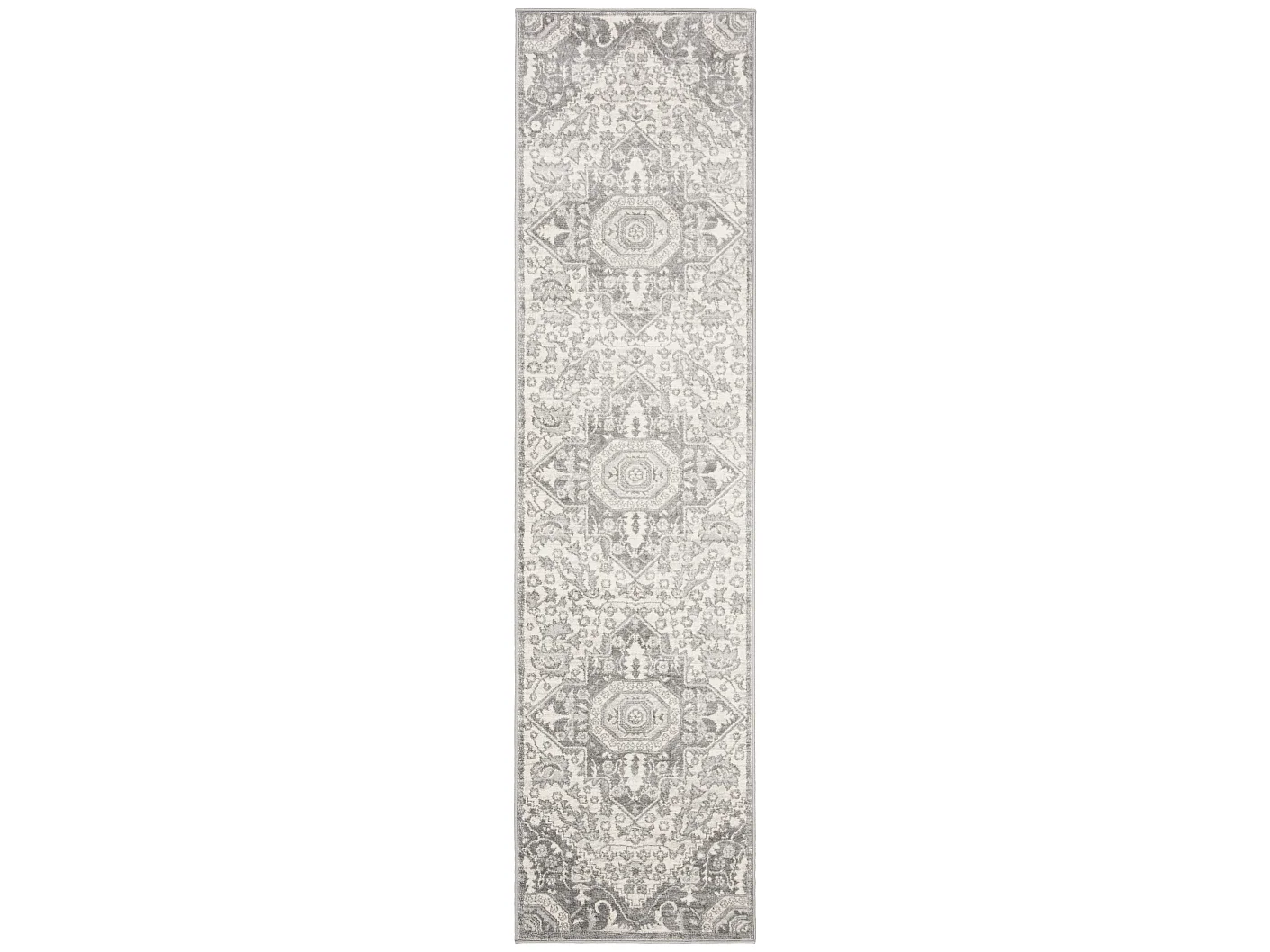 Tapis Gris/Neutre 61 X 244 cm - Maeve