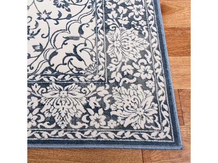 Tapis Bleu Marine/Neutre 99 X 140 cm - Alicia