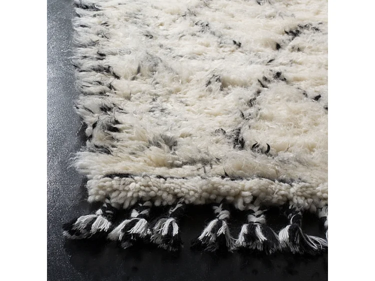 Tapis Neutre/Noir 160 X 229 cm - Estel
