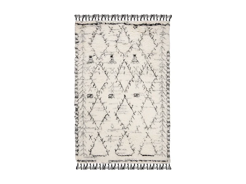 Tapis Neutre/Noir 160 X 229 cm - Estel