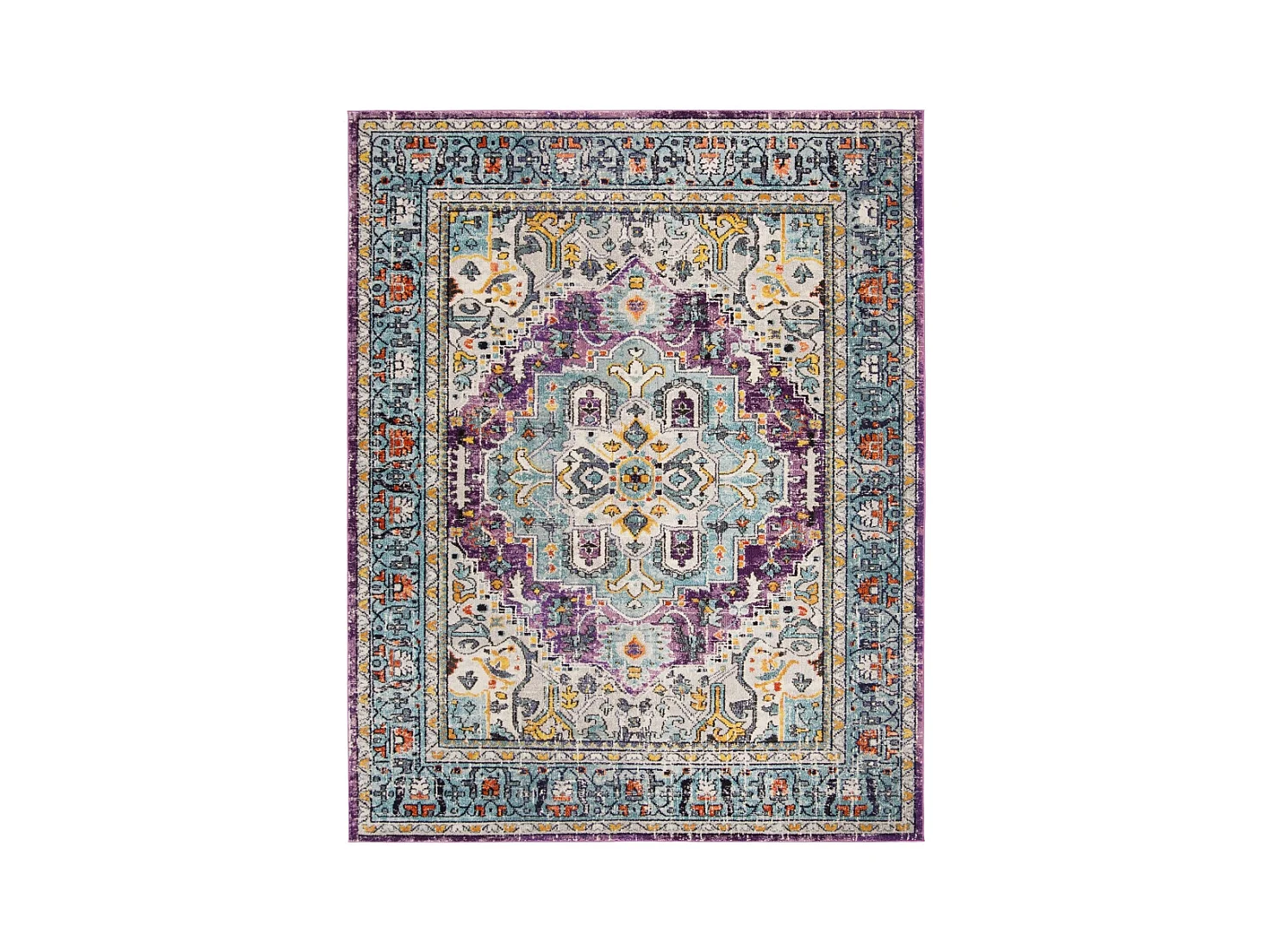 Tapis Violet/Bleu 235 x 305 cm - Arya Area