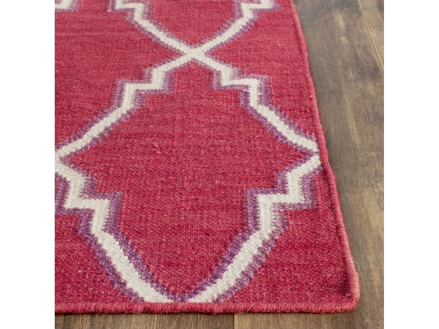 Tapis Rouge/Neutre 122 X 183 cm - Nico