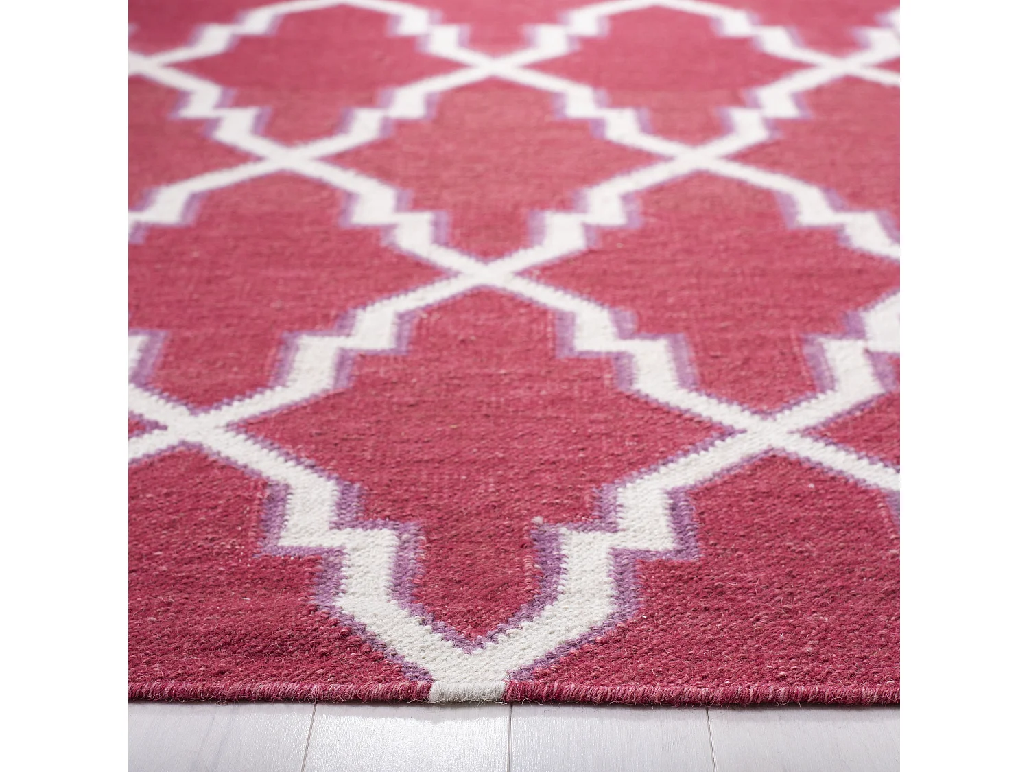 Tapis Rouge/Neutre 122 X 183 cm - Nico