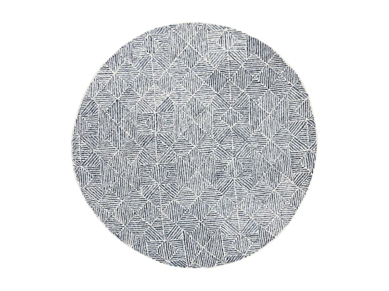 Tapis Bleu/Ivoire 183 X 183 cm - Azure