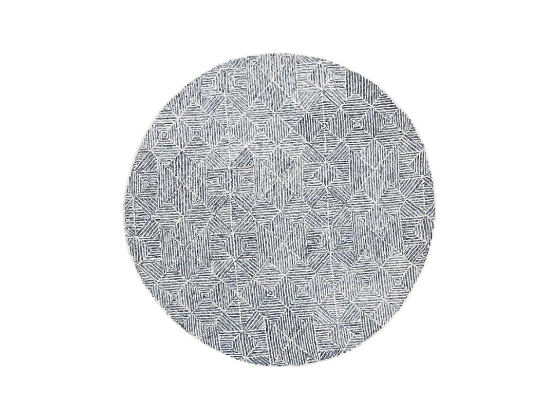 Tapis Bleu/Ivoire 183 X 183 cm - Azure