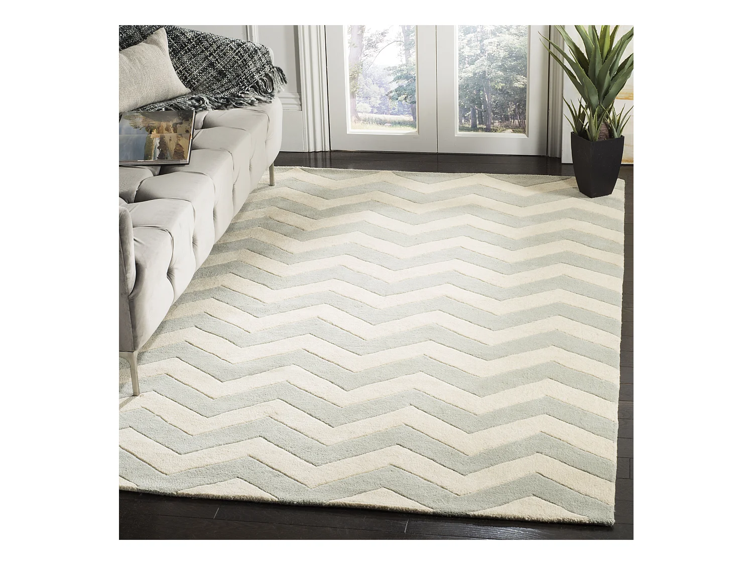 Tapis Gris/Neutre 152 X 244 cm - Anneliese