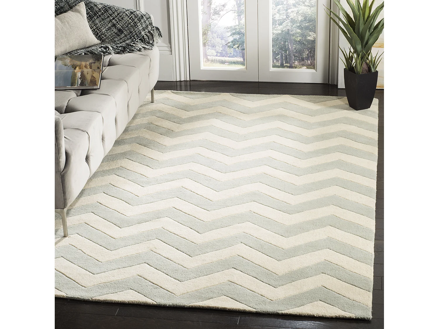 Tapis Gris/Neutre 152 X 244 cm - Anneliese