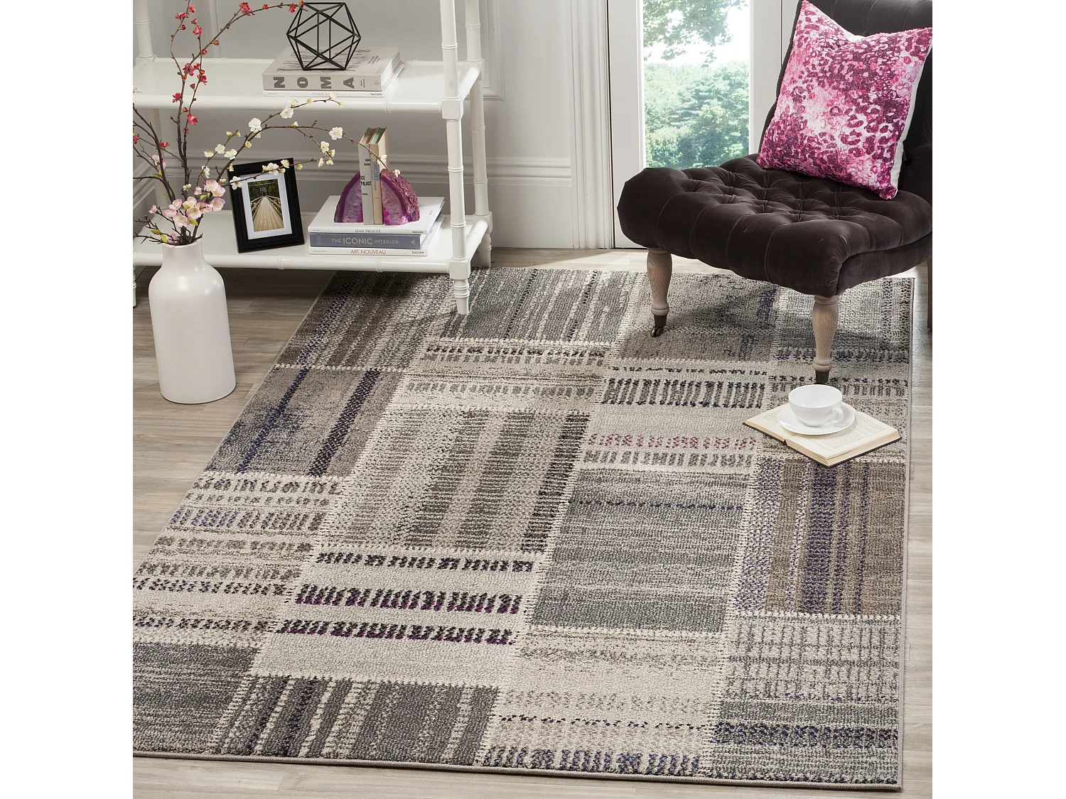 Tapis Gris/Multicolore 155 X 231 cm - Deltana