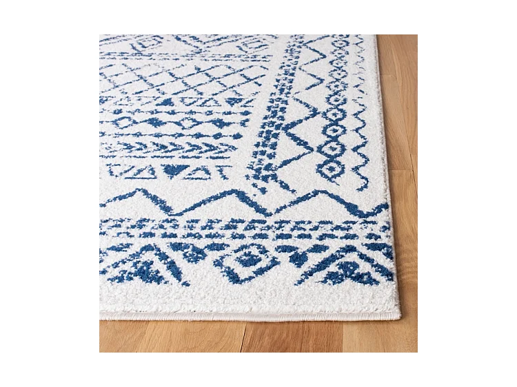 Tapis Neutre/Bleu Marine 160 X 229 cm - Jennifer
