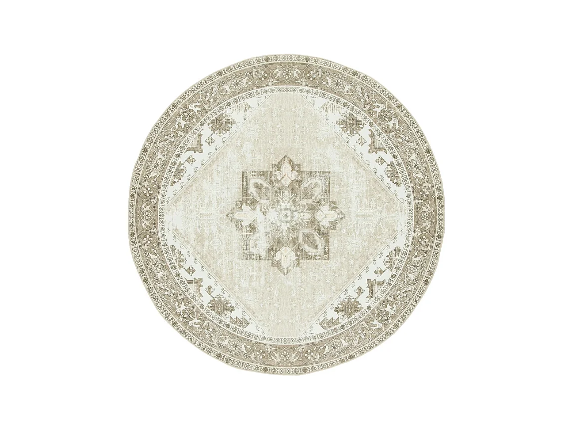 Tapis Sage/Ivoire 244 X 244 cm - Kushim