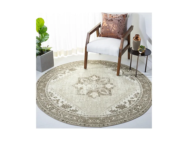 Tapis Sage/Ivoire 244 X 244 cm - Kushim