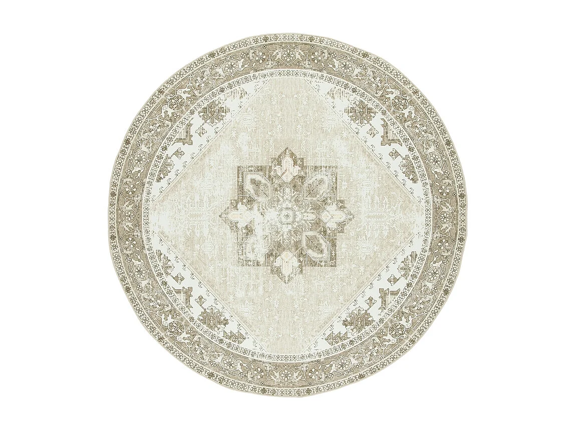 Tapis Sage/Ivoire 244 X 244 cm - Kushim