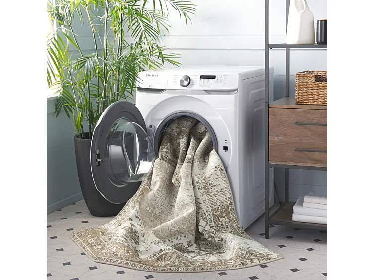 Tapis Sage/Ivoire 244 X 244 cm - Kushim