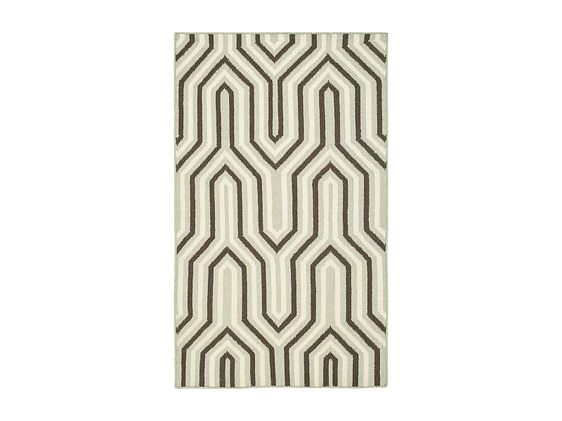 Tapis Gris/Multicolore 122 X 183 cm - Aries