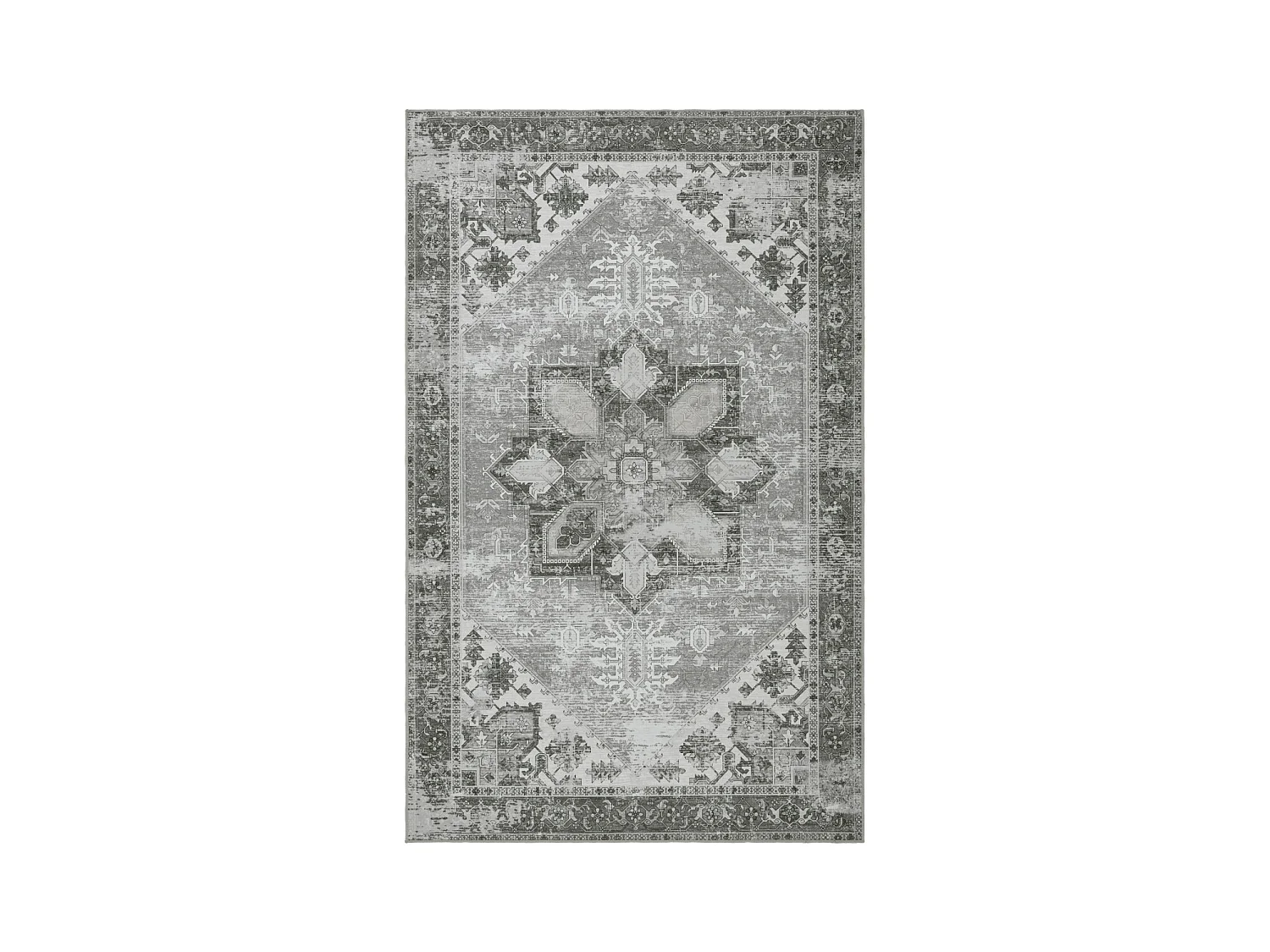 Tapis Vert Foncé/Beige 91 X 152 cm - Fawn